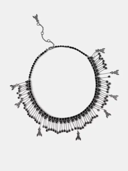 Ogrlica Patrizia Pepe črna