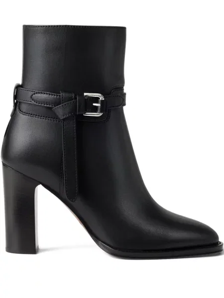 Botine Ralph Lauren Collection cu cataramă negru