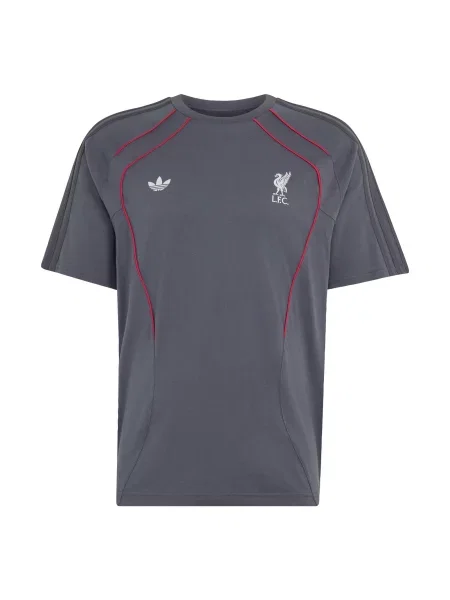 ADIDAS ORIGINALS Tricou LFC gri metalic / gri grafit / roșu intens alb