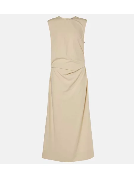 Midi obleka Toteme vezi bela