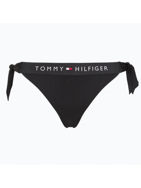 Tommy Hilfiger Side Tie Cheeky fürdőruha alsó fekete. Méret: L fekete