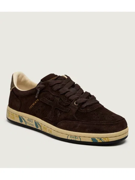 Premiata Sneakers BSKTCLAD | piele întoarsă maro