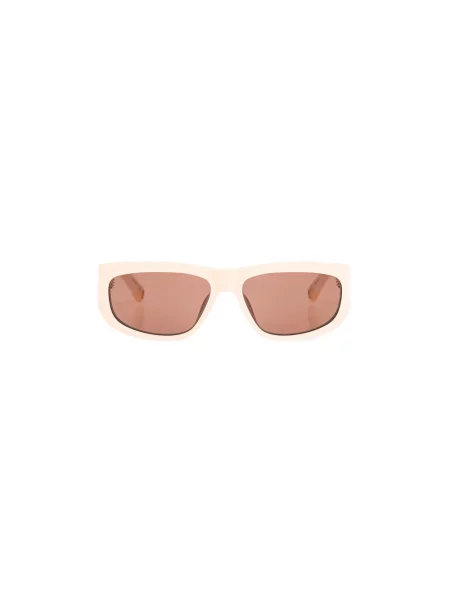 Jacquemus Akcesoria Kobieta ONE SIZE Okulary przeciwsłoneczne z logo beżowy