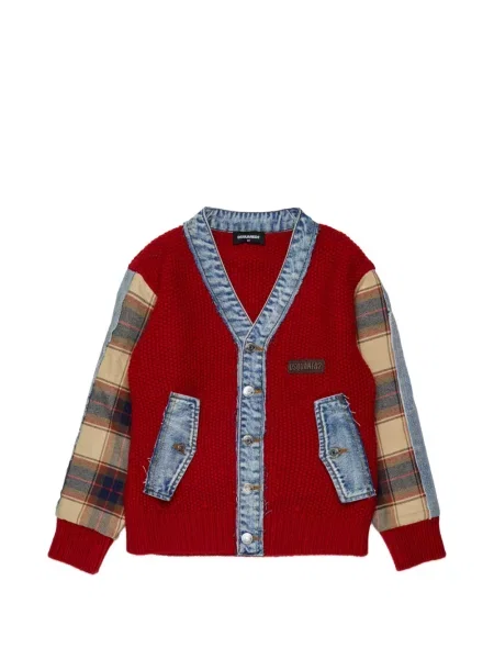 Kardigan dziecięcy Dsquared2 czerwony