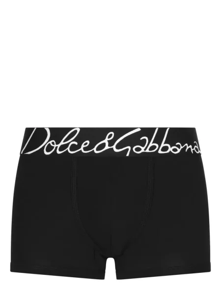 Boxeri Dolce & Gabbana din jerseu negru