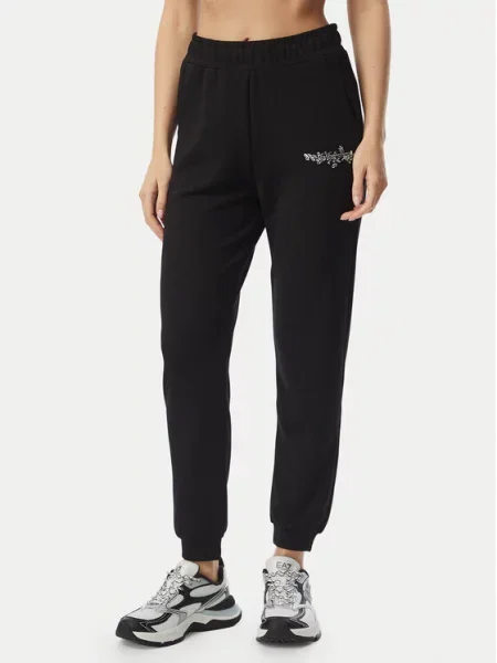 Teplákové kalhoty Emporio Armani černé