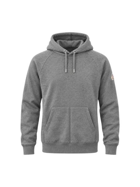 Bluza z kapturem Pyrenex z kapturem szara