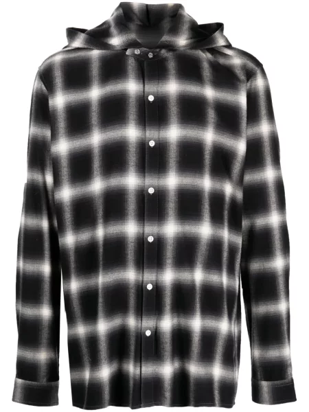 Риза Mostly Heard Rarely Seen с градиентным принтом черно