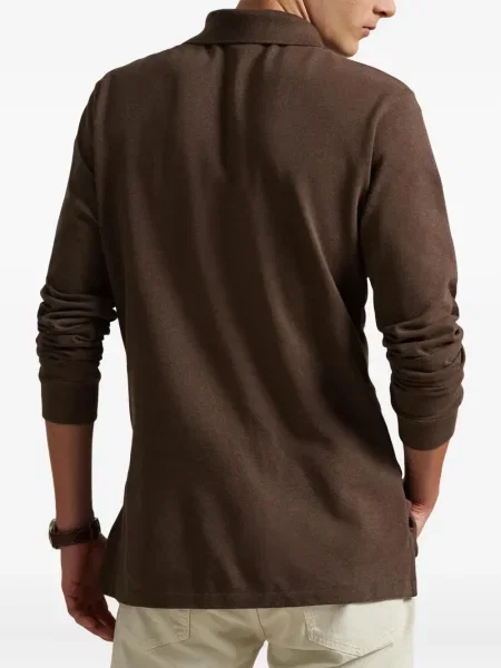 Μικρός κασκέτο Polo Ralph Lauren με χαμηλή μέση υφαίνω διαγωνίως πράσινο