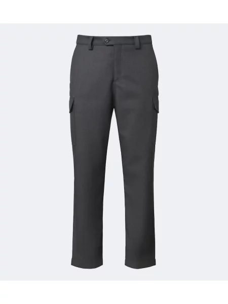 Pantaloni Brunello Cucinelli de lână gri