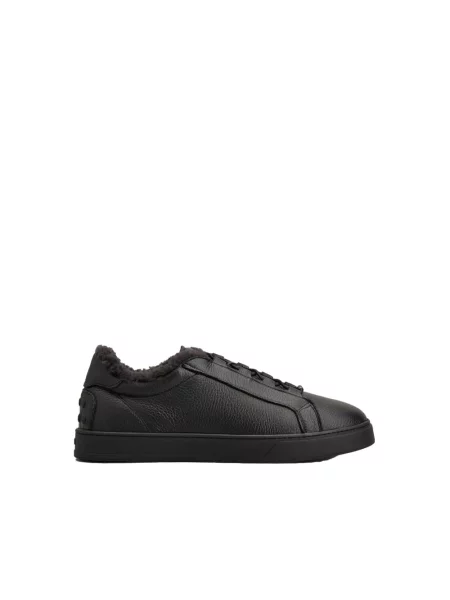 Sneakersy Tod's skórzane czarne