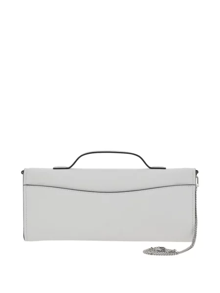 Duża kopertówka Michael Michael Kors koronkowa brązowa