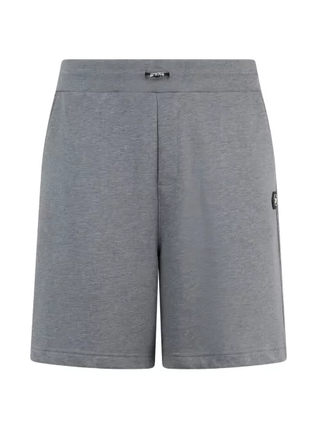 Pantaloni scurți Philipp Plein cu autograf gri