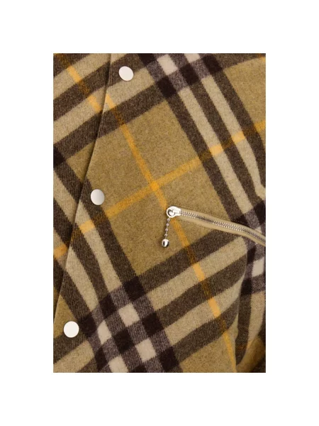Kurtka koszulowa Burberry wełniana brązowa