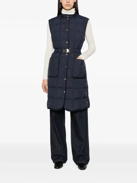 Matlasat vestă Moncler albastru