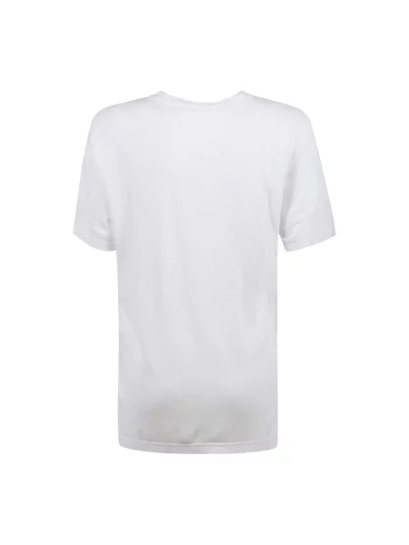 Koszulka Isabel Marant Etoile w jednolitym kolorze z krótkim rękawem casual biała