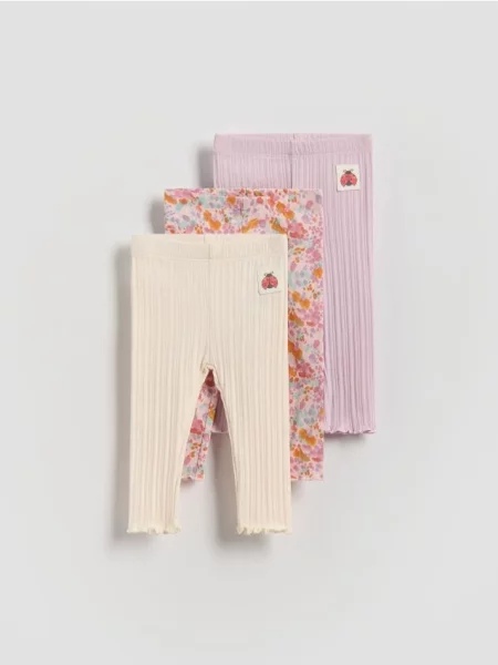 Reserved legginsy 3 pack wielobarwny