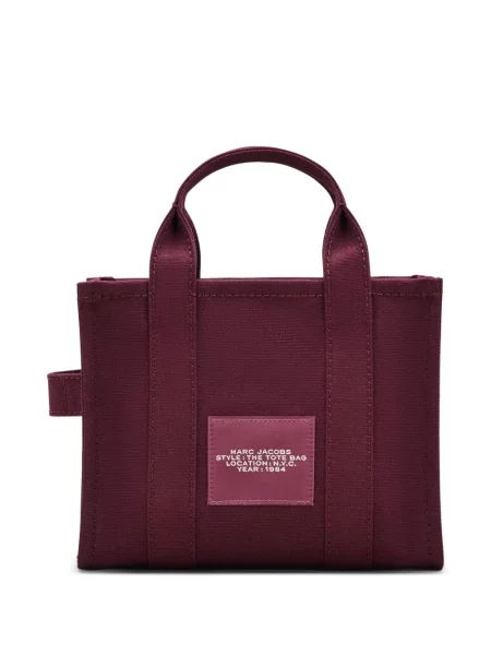 Mała torebka Marc Jacobs płócienna fioletowa