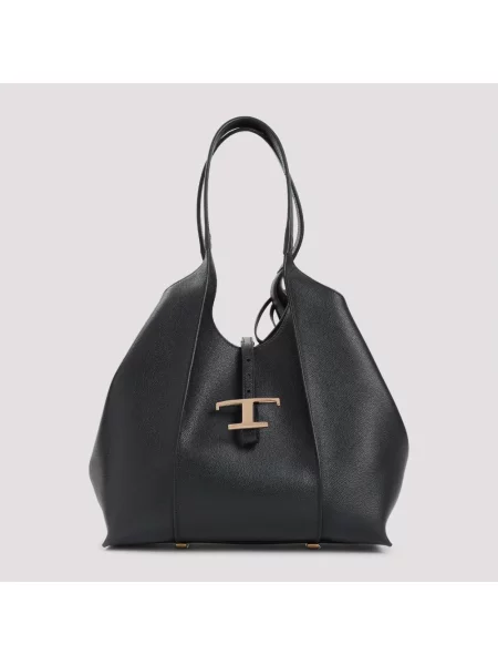 Shopperka Tod's skórzana czarna