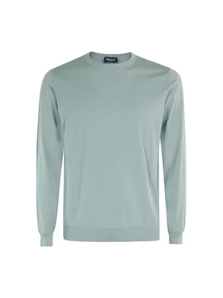 Sweter Drumohr niebieski