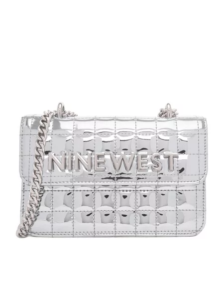 Сумка Nine West серебряная