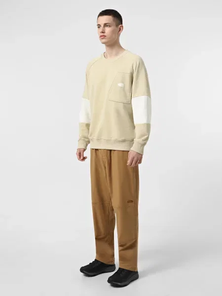 Махровый свитшот The North Face бежевый