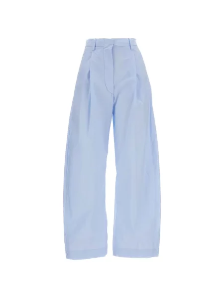 Pantaloni Thelatest plisate albastru
