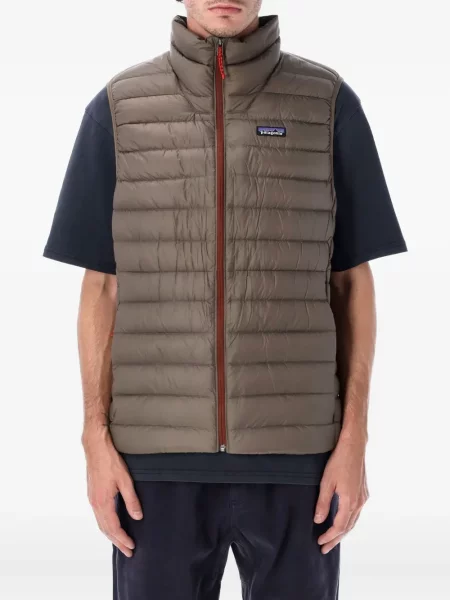 Vestă din puf Patagonia maro