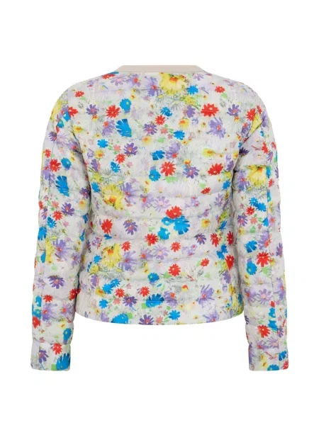 Matlasat geacă Moorer cu model floral cu imagine