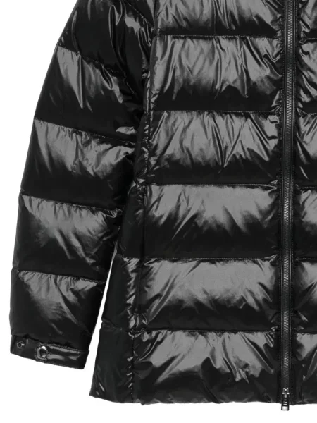 Kaput Woolrich s kapuljačom crna