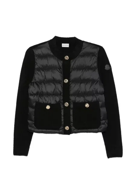 Matlasat geacă Moncler negru