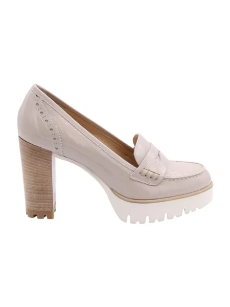 Czółenka Luca Grossi beżowa