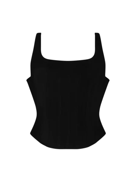 Jedwabny top Tom Ford czarny