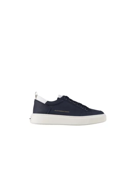 Sneakersy Alexander Smith zamszowe niebieskie