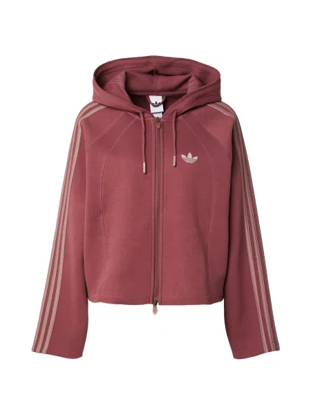 ADIDAS ORIGINALS Hanorac SST maro ruginiu / pal roz