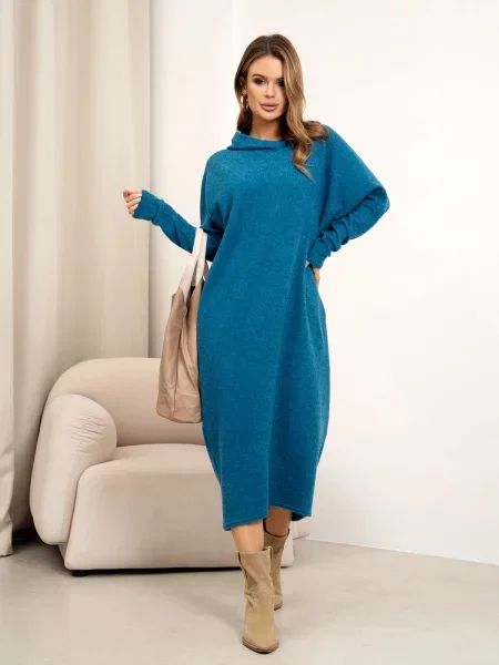 Макси платье Issa Plus бирюзовый