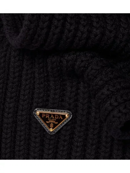 Fular Prada de lână negru