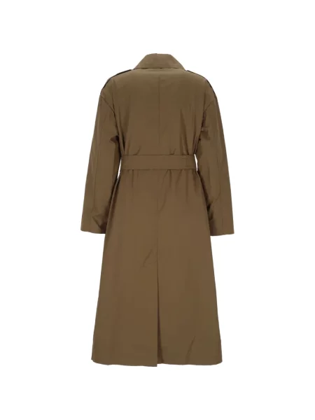 Двуредно препасан палто Max Mara кафяво