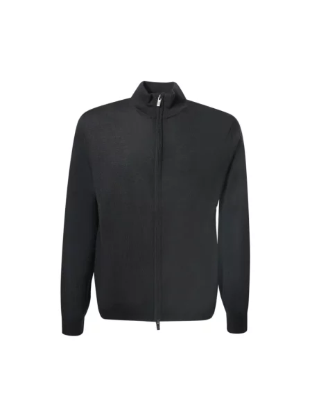 Kardigan Emporio Armani wełniany czarny