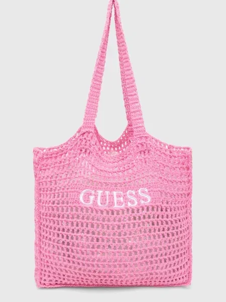Torba plażowa Guess różowa