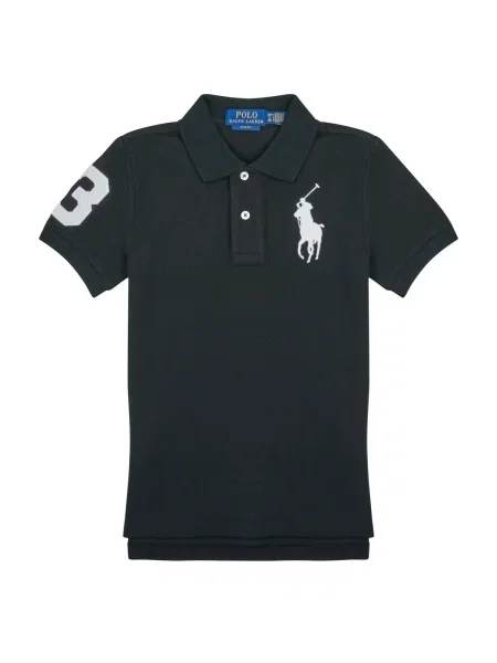 Tricou polo copii Polo Ralph Lauren negru