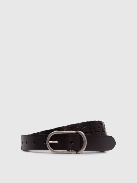 Шкіряний Brunello Cucinelli коричневий