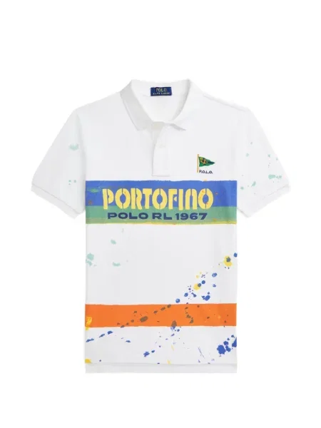 Koszulka polo dziecięca Polo Ralph Lauren biała