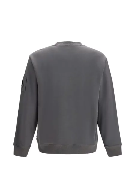 Pulover Moose Knuckles cu autograf gri