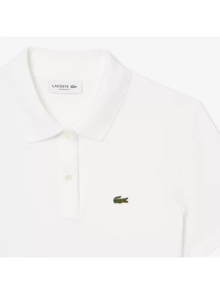 Поло Lacoste белое