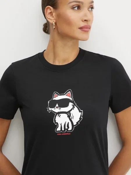 Tričko Karl Lagerfeld černá