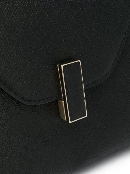 Geanta de piele Valextra din piele negru