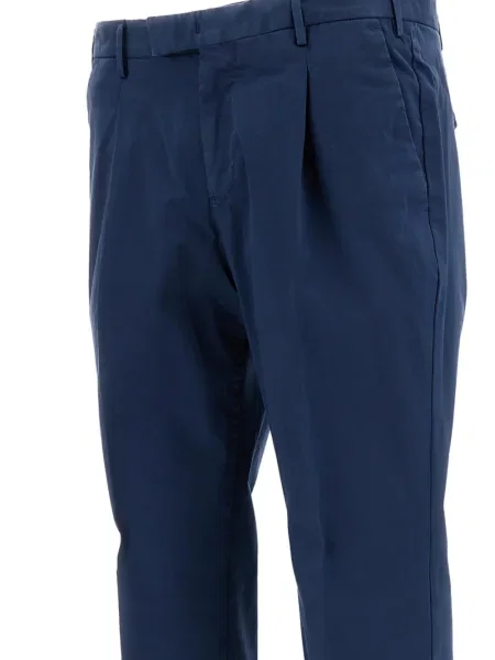 Pantaloni Pt Torino plisate albastru