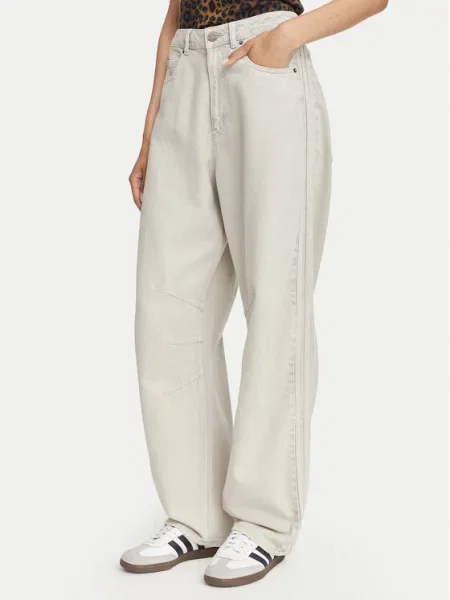 Adidas Jeansy jasny Barrel Fit szary