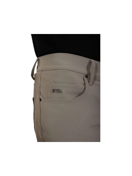 Spodnie Emporio Armani szare